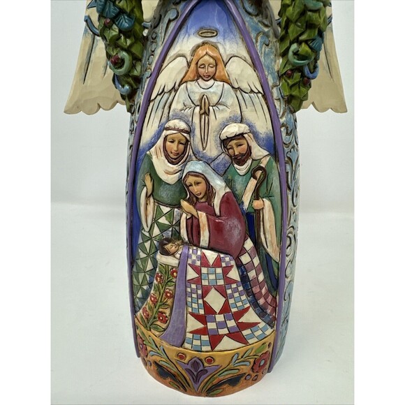 Jim Shore 2009 Heartwood Creek 4014295 Night Divine Angel Figurine Nativity - Picture 4 of 11